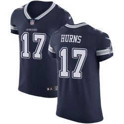 Nike Cowboys #17 Allen Hurns Navy Blue Team Color Mens Stitched NFL Vapor Untouchable Elite Jersey