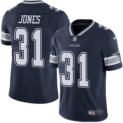 Nike Cowboys #31 Byron Jones Navy Blue Team Color Mens Stitched NFL Vapor Untouchable Limited Jersey