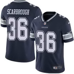 Nike Cowboys 36 Bo Scarbrough Navy Vapor Untouchable Limited Jersey