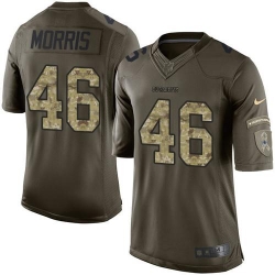 Nike Cowboys #46 Alfred Morris Green Mens Stitched NFL Limited Salute To Service Jersey