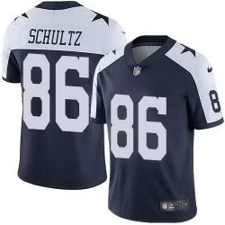 Nike Cowboys 86 Dalton Schultz Navy Throwback Vapor Untouchable Limited Jersey