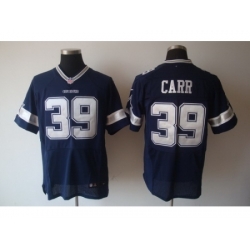 Nike Dallas Cowboys 39 Brandon Carr Blue Elite NFL Jersey