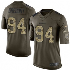 Nike Dallas Cowboys #94 Randy Gregory Green Men 27s Stitched NFL Limited Jersey