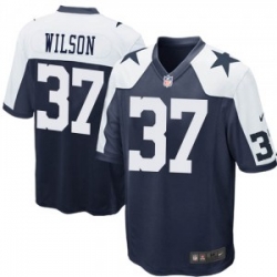 Nike Donovan Wilson Dallas Cowboys Game Navy Blue Throwback Jersey Men