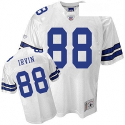 Reebok Dallas Cowboys 88 Michael Irvin Authentic White Legend Throwback NFL Jersey