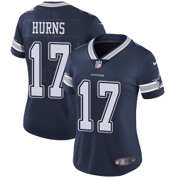 Nike Cowboys #17 Allen Hurns Navy Blue Team Color Womens Stitched NFL Vapor Untouchable Limited Jersey