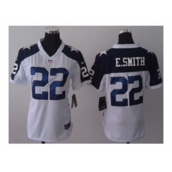 Nike women nfl jerseys dallas cowboys #22 e.smitth thankgivings white