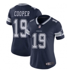 Women Dallas Cowboys 19 Amari Cooper Navy Limited Team Color Vapor Untouchable Jersey