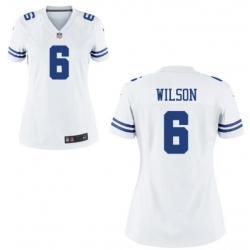 Women Nike Dallas Cowboys Donovan Wilson White Vapor Limited Jersey