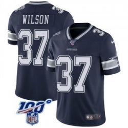 Nike Donovan Wilson Dallas Cowboys Limited Navy 100th Vapor Jersey Youth