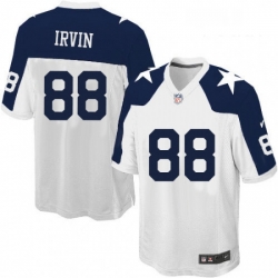 Youth Nike Dallas Cowboys 88 Michael Irvin Elite White Throwback Alternate NFL Jersey