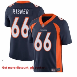 Broncos 66 Dalton Risner Navy Blue Alternate Men Stitched Football Vapor Untouchable Limited Jersey