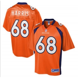 Denver Broncos #68 Ryan Harris orange elite Jersey