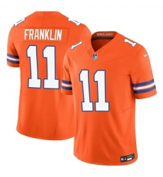 Men Denver Broncos 11 Troy Franklin Orange F U S E Mile High Collection 1977 Throwback Vapor Limited Stitched Football Jersey Men Denver Broncos 11 Troy Franklin Orange F U S E Mile High Collection 1977 Throwback Vapor Limited Stitched Football Jersey
