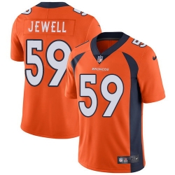 Nike Broncos #59 Josey Jewell Orange Team Color Mens Stitched NFL Vapor Untouchable Limited Jersey