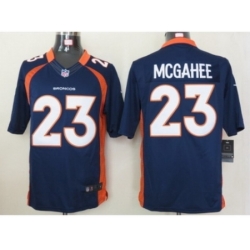 Nike Denver Broncos 23 Willis McGahee Blue Limited NFL Jersey