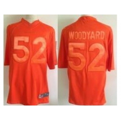 Nike Denver Broncos 52 Wesley Woodyard Full Orange Limited NFL Jersey