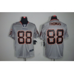 Nike Denver Broncos 88 Demaryius Thomas Grey Elite Lights Out NFL Jersey