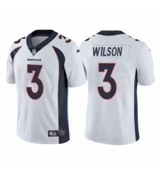 Youth Denver Broncos 3 Russell Wilson White Vapor Untouchable Limited Stitched Jersey