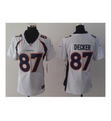 Nike Women Jerseys Denver Broncos #87 Eric Decker white[new]