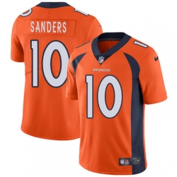 Nike Broncos #10 Emmanuel Sanders Orange Team Color Youth Stitched NFL Vapor Untouchable Limited Jersey