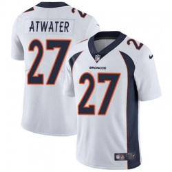 Nike Broncos #27 Steve Atwater White Youth Stitched NFL Vapor Untouchable Limited Jersey