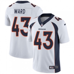 Nike Broncos #43 T J  Ward White Youth Stitched NFL Vapor Untouchable Limited Jersey