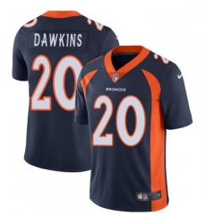 Youth Nike Denver Broncos 20 Brian Dawkins Navy Blue Alternate Vapor Untouchable Limited Player NFL Jersey