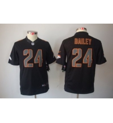 Youth Nike Denver Broncos 24# Champ Bailey Black Jerseys[Impact Limited]