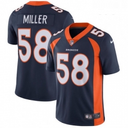 Youth Nike Denver Broncos 58 Von Miller Elite Navy Blue Alternate NFL Jersey