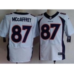 Youth Nike Denver Broncos #87 Ed McCaffrey White Elite NFL Jersey