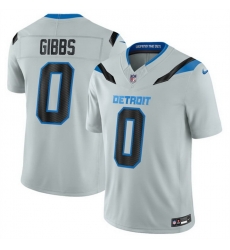 Men Detroit Lions 0 Jahmyr Gibbs Silver 2026 F U S E Rivalries Collection Limited Stitched Football Jersey Men Detroit Lions 0 Jahmyr Gibbs Silver 2026 F U S E Rivalries Collection Limited Stitched Football Jersey