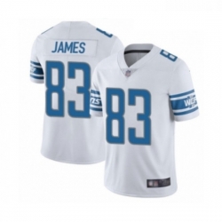 Men Detroit Lions 83 Jesse James White Vapor Untouchable Limited Player Football Jersey