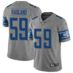 Nike Detroit Lions 59 Reggie Ragland Gray Men Stitched NFL Limited Inverted Legend Jersey