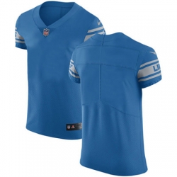 Nike Lions Blank Blue Team Color Mens Stitched NFL Vapor Untouchable Elite Jersey