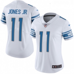 Womens Nike Detroit Lions 11 Marvin Jones Jr Limited White Vapor Untouchable NFL Jersey