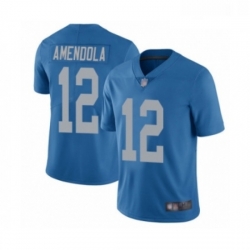 Youth Detroit Lions 12 Danny Amendola Blue Alternate Vapor Untouchable Limited Player Football Jersey