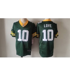 Men Green Bay Packers 10 Jordan Love Green Vapor 2024 F U S E  Limited Stitched Football Jersey