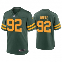 Men Green Bay Packers 92 Reggie White Green Alternate Limited Jersey