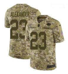 Men Nike Green Bay Packers 23 Jaire Alexander Limited Camo 2018 Salute to Service NFL Jersey