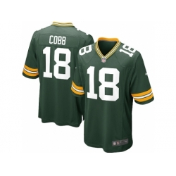 Nike Green Bay Packers 18 Randall Cobb Green Elite NFL Jersey