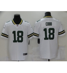 Nike Green Bay Packers 18 Randall Cobb White Vapor Untouchable Limited Jersey