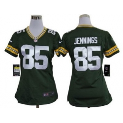 Nike Women Green Bay Packers #85 Greg Jennings Green Jerseys