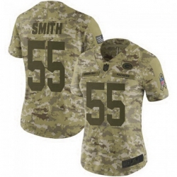 Women Nike Green Bay Packers 55 Za'Darius Smith 2018 Salute to Service Jersey