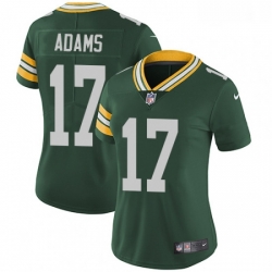 Womens Nike Green Bay Packers 17 Davante Adams Elite Green Team Color NFL Jersey