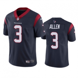 Men Houston Texans 3 Kyle Allen Navy Vapor Untouchable Limited Stitched Jersey