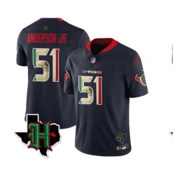 Men Houston Texans 51 Will Anderson Jr  F U S E  Mexican Vapor Limited Stitched Football Jersey