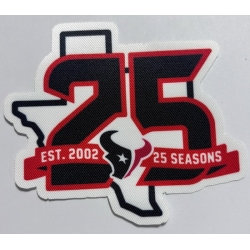 Men Texans 25TH Anniversary Seasons Patch II Biaog
