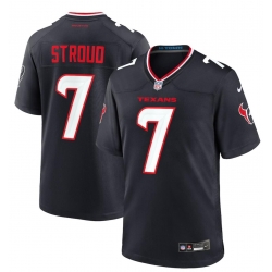 Men's Houston Texans #7 C.J. Stroud Black Fashion With Patch Vapor Untouchable Limited Stitched Nike Football Jersey