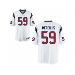 Nike Houston Texans 59 Whitney Mercilus White Game NFL Jersey